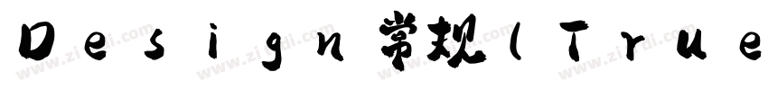 Design 常规(TrueType)字体转换